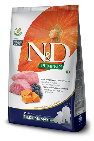 Farmina N&D Pumpkin Agnello E Zucca Cani Cuccioli Taglia Media E Grande Sacco 2,5kg-1