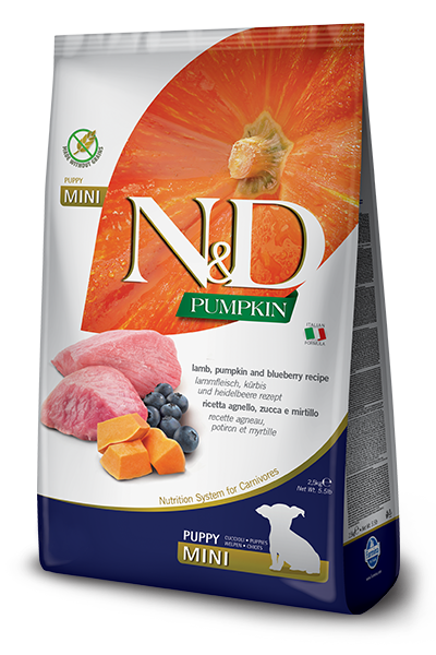 Farmina N&D Pumpkin Agnello E Zucca Cani Cuccioli Taglia Mini Sacco 2,5kg-1