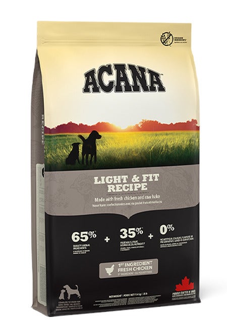 Acana Cane Light & Fit Recipe Crocchette Sacco 11,4 Kg-3