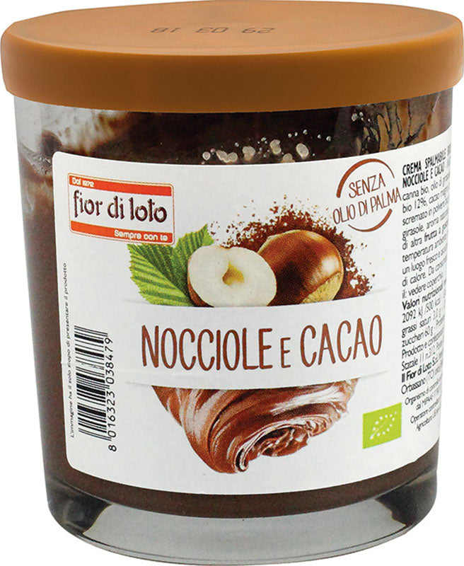 Fiori Di Loto Crema Cacao E Nocciola Bio 200g-2