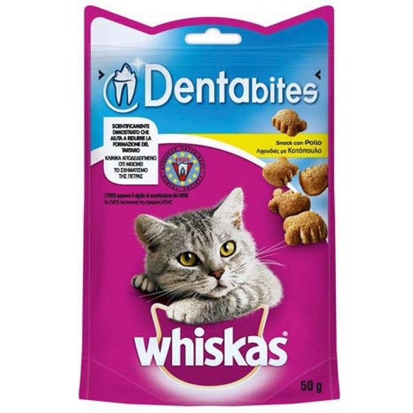 Whiskas Dentabites Snack Per Gatti Bustina 50g-3