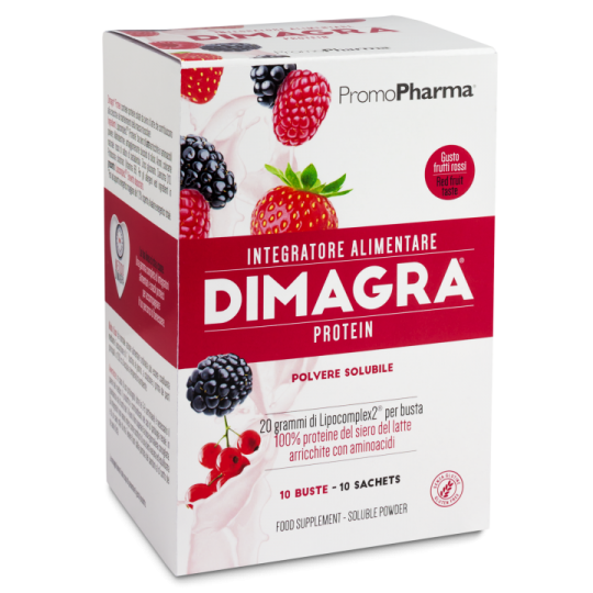 Dimagra Protein Red Fruit 10 Bustine-1