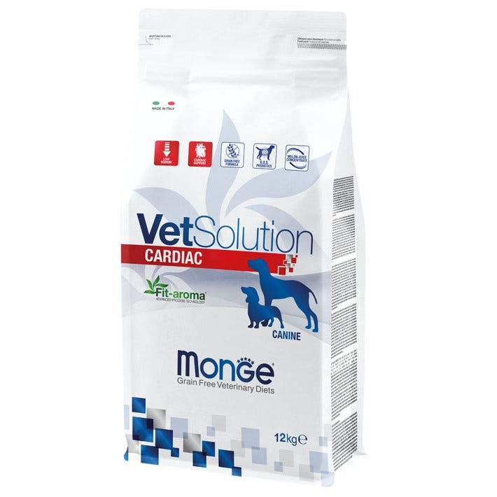 Monge Vetsolution Cardiac Linea Medica Cibo Secco Cani Sacco 12 Kg-3