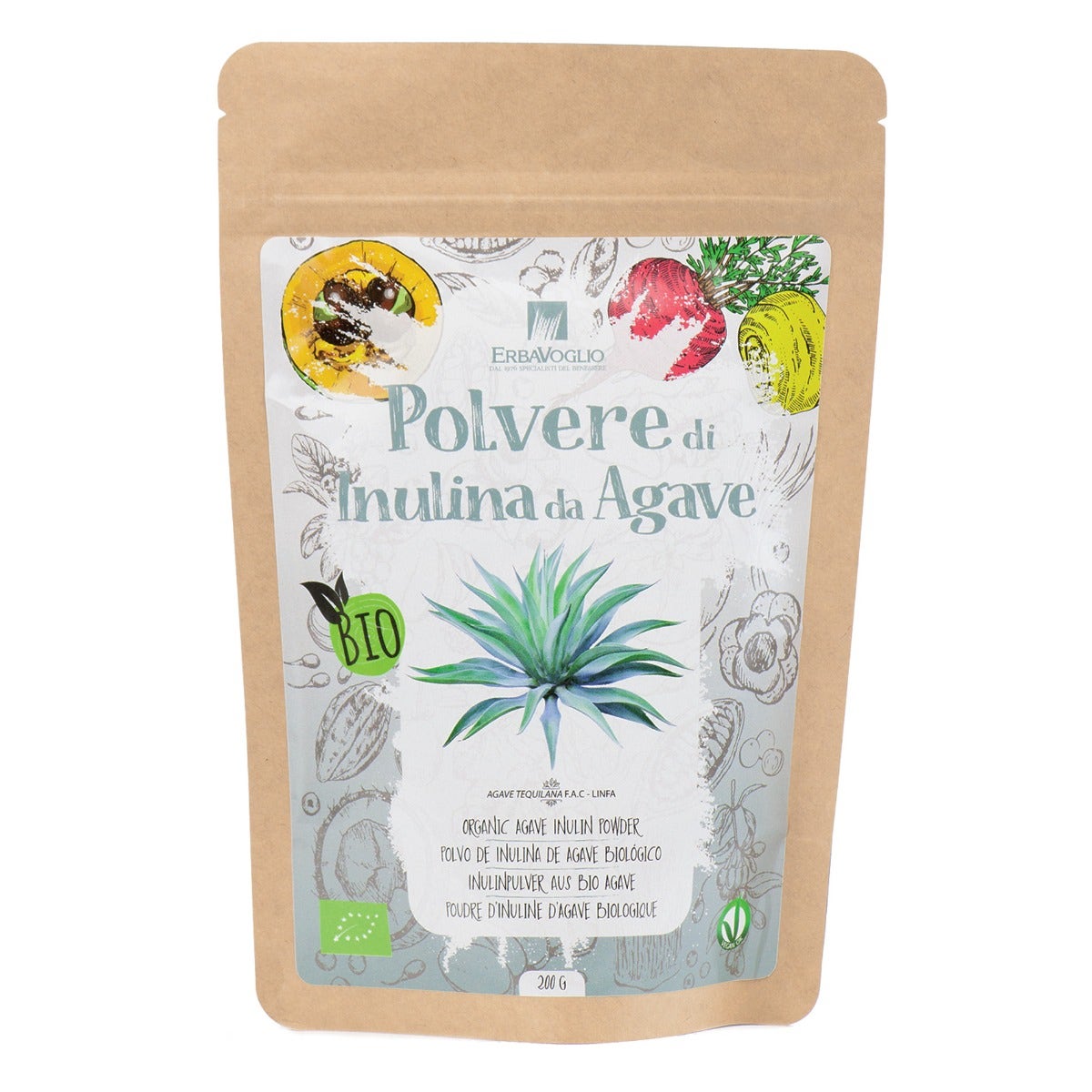 Polvere Di Inulina Da Agave Bio 200g-2