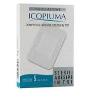 Icopiuma Benda Compressa Adesiva in Tessuto Non Tessuto 10x30 cm 2 Pezzi