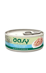 Oasy Specialità Naturale Gatto Tonno con Vongole 150g-1