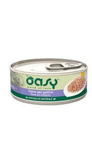 Oasy Wet Cat Tonno Cibo Umido Per Gattini Lattina 70g-2