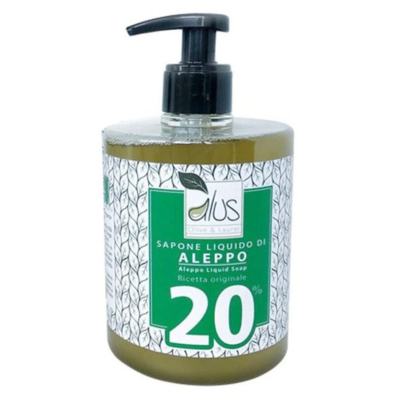 Alus Aleppo Sapone Liquido 20% Di Olio Di Alloro 500ml-1