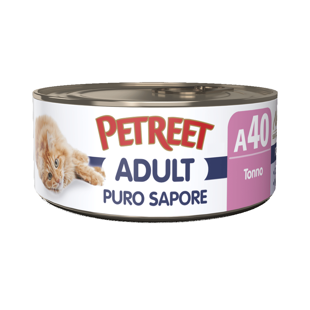 Petreet Adult Puro Sapore Tonno Per Gatti Lattina 70g-2
