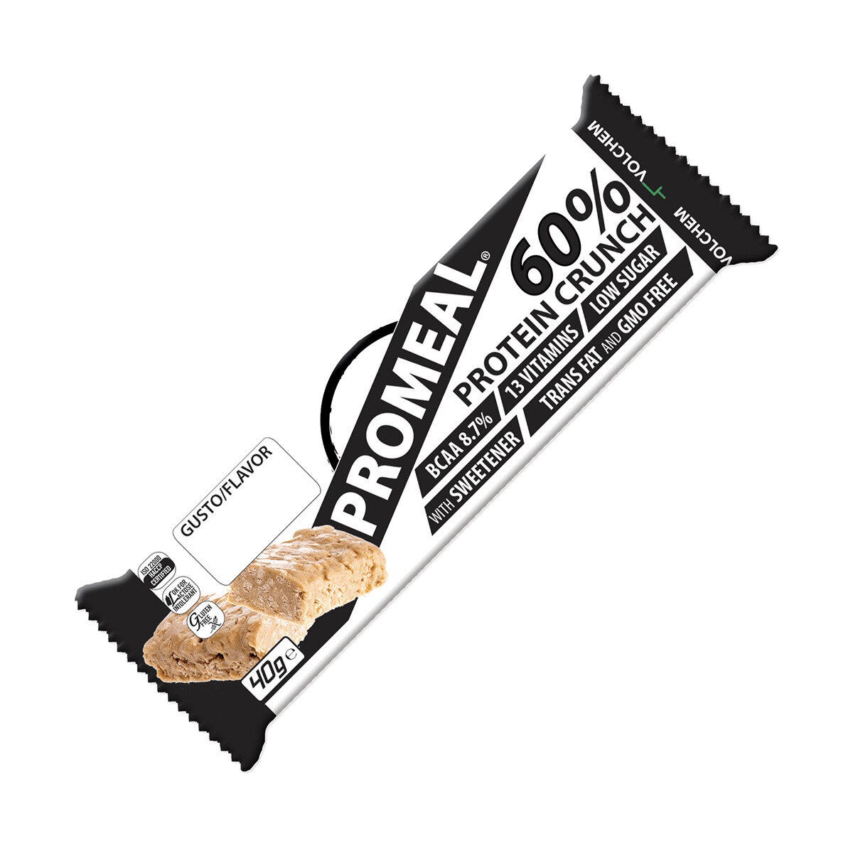 Volchem Promeal Protein Crunch 60% Barretta Proteica Gusto Cacao 40g-1