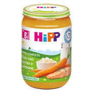 Hipp Pappa Pronta Ris/Carote/Salmone 220g 8Mesi+-6