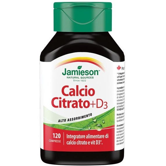 Jamieson Calcio Citrato + Vitamina D3 120 Compresse-3