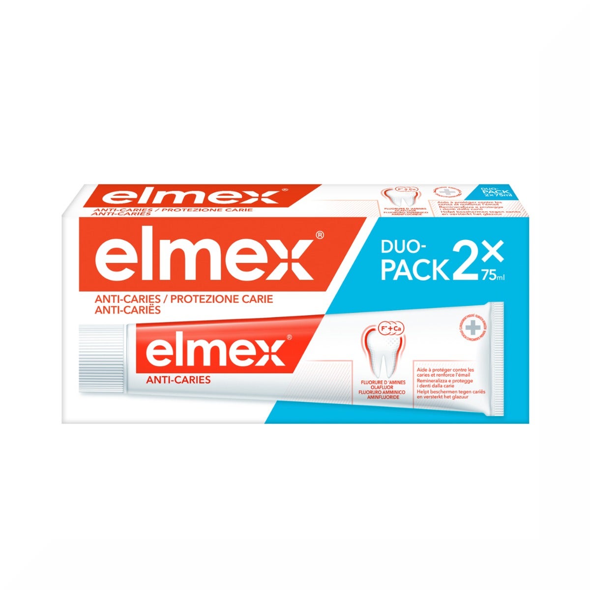 Elmex Dentifricio Protezione Carie 2x75ml-15