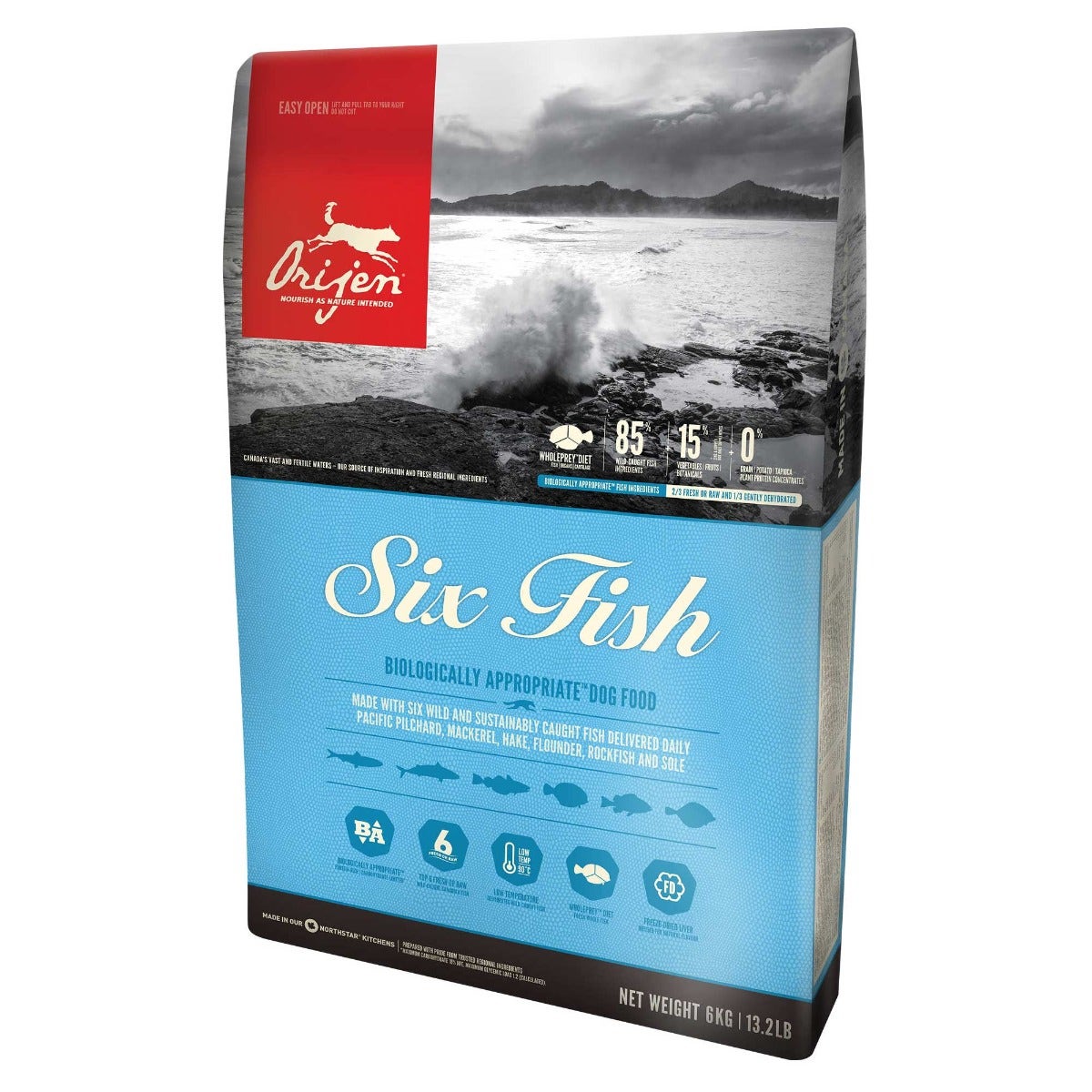 Orijen Six Fish Crocchette Di Pesce Per Cani Sacco 11,4kg-0