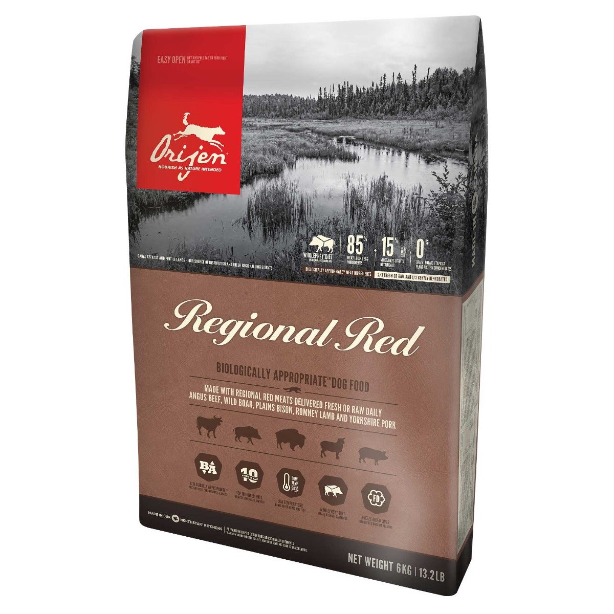 Orijen Regional Red Crocchette Con Manzo Angus E Cinghiale Per Cani Sacco 2kg-3