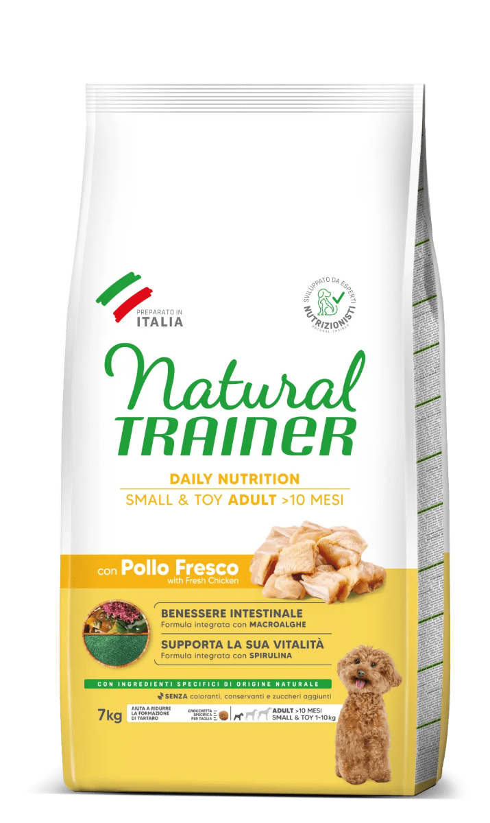 Natural Trainer Crocchette Pollo/Riso Per Cani Adulti Di Taglia Piccola 7kg-4