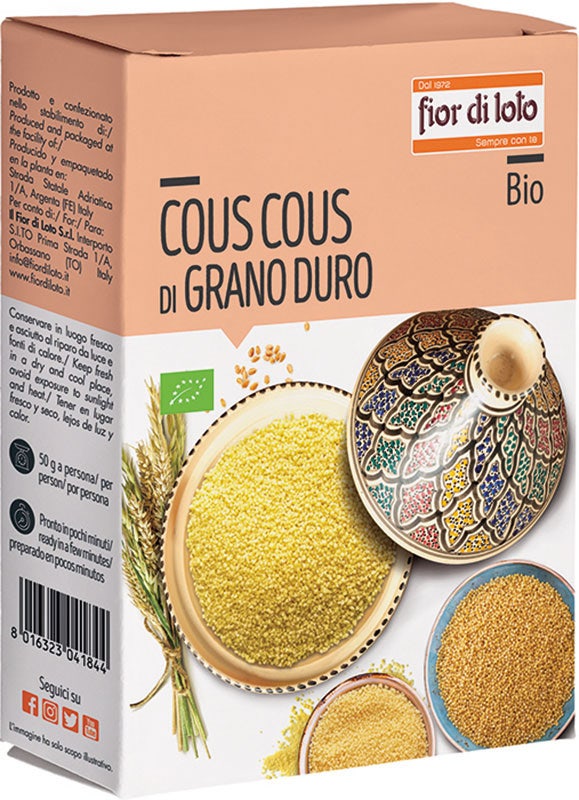 Fior Di Loto Cous Cous Di Semola Di Grano Duro 500g-2