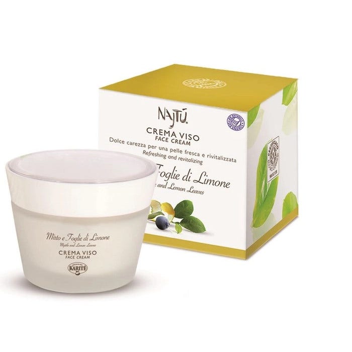 Najtu Crema Viso Nutriente Mirto E Foglie Di Limone 50ml-1