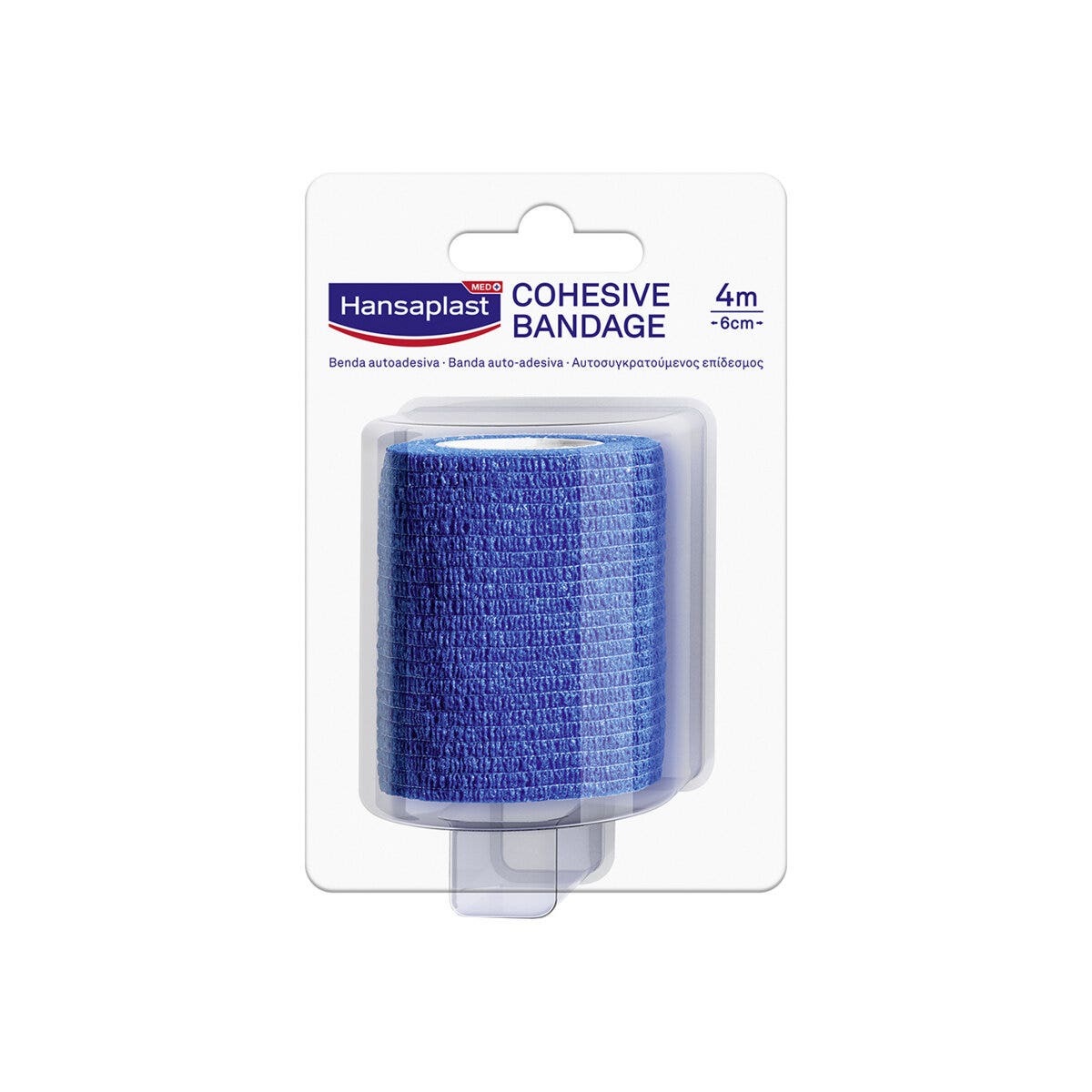 Hansaplast Benda Autoadesiva Blu Tape Flessibile Per il Fissaggio Di Bende E Compresse 4mx6cm-1