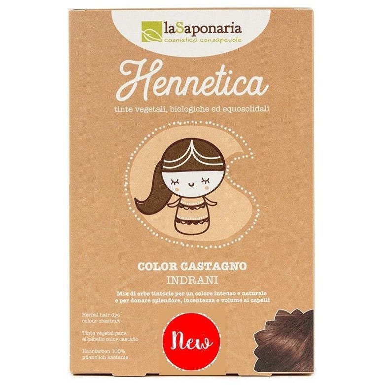 La Saponaria Hennetica Tinta Vegetale Castagno Indrani-1