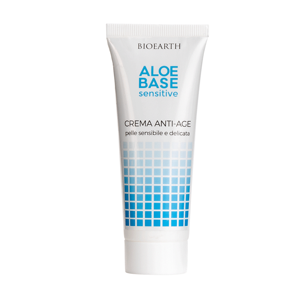 Bioearth Aloe Base Sensitive Crema Antiage 50ml  - 1
