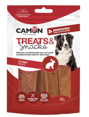 Camon Jerky di Coniglio Snack Per Cani 80g-3