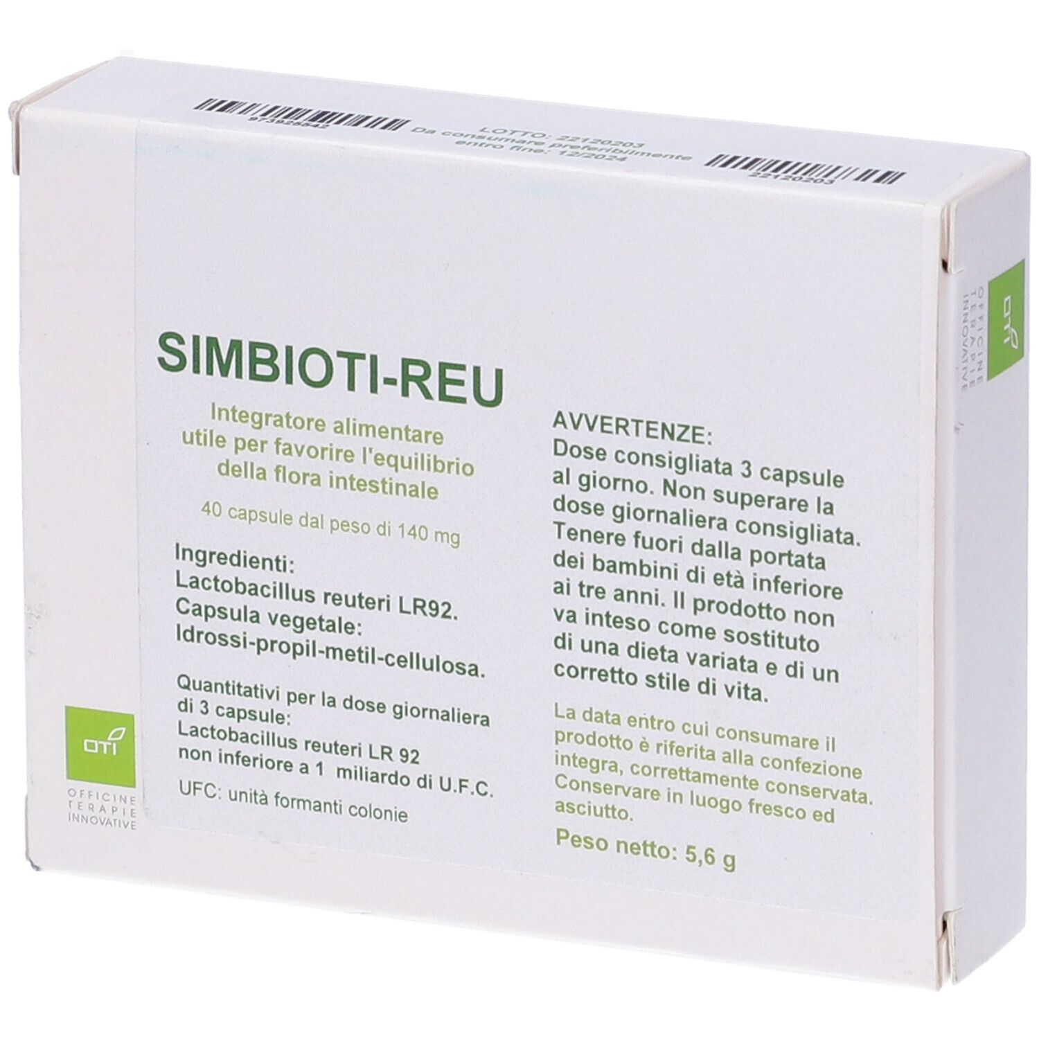 Oti Simbioti Reu 40 Capsule - 1