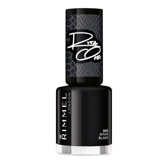 Rimmel Smalto 60 Seconds Super Shine Tonalità 900 Rita's Black 8ml-1