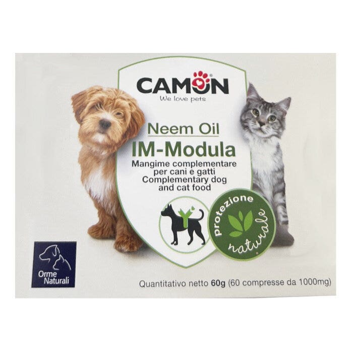 Neem Oil IM-Modula Mangime Complementare Cane/ Gatto 60 Compresse-4