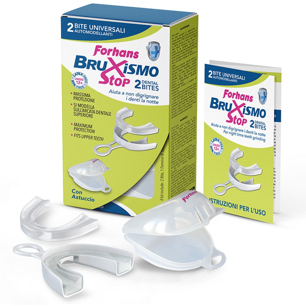 Forhans Bruxismo Stop Bite Universale Automodellante 1 Pezzi  - 3