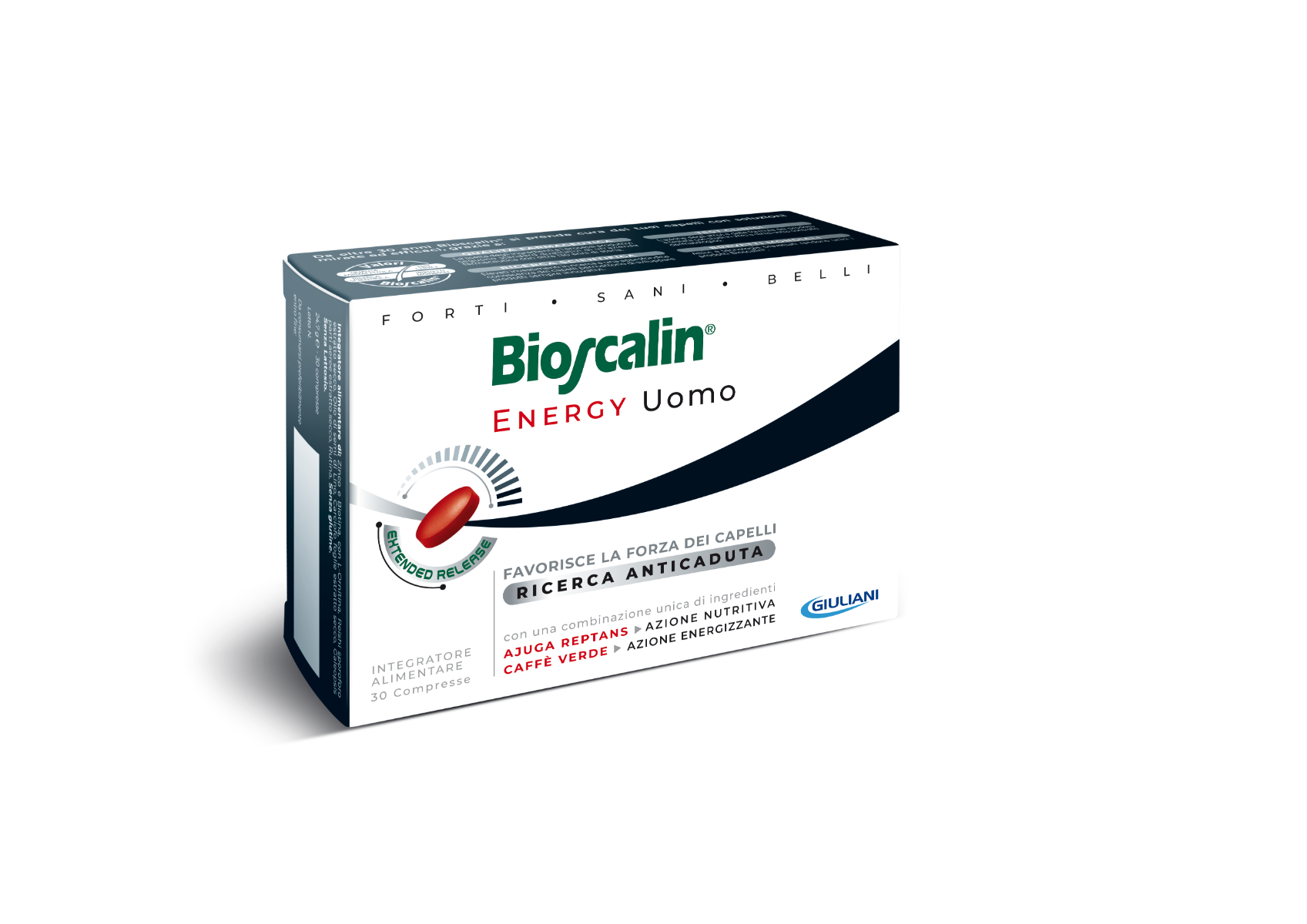 Bioscalin Energy Capelli Uomo 30 Compresse-2