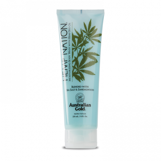 Australian Gold Hemp Nation Sea Salt E Sandalwood Bagnoschiuma 235ml-2