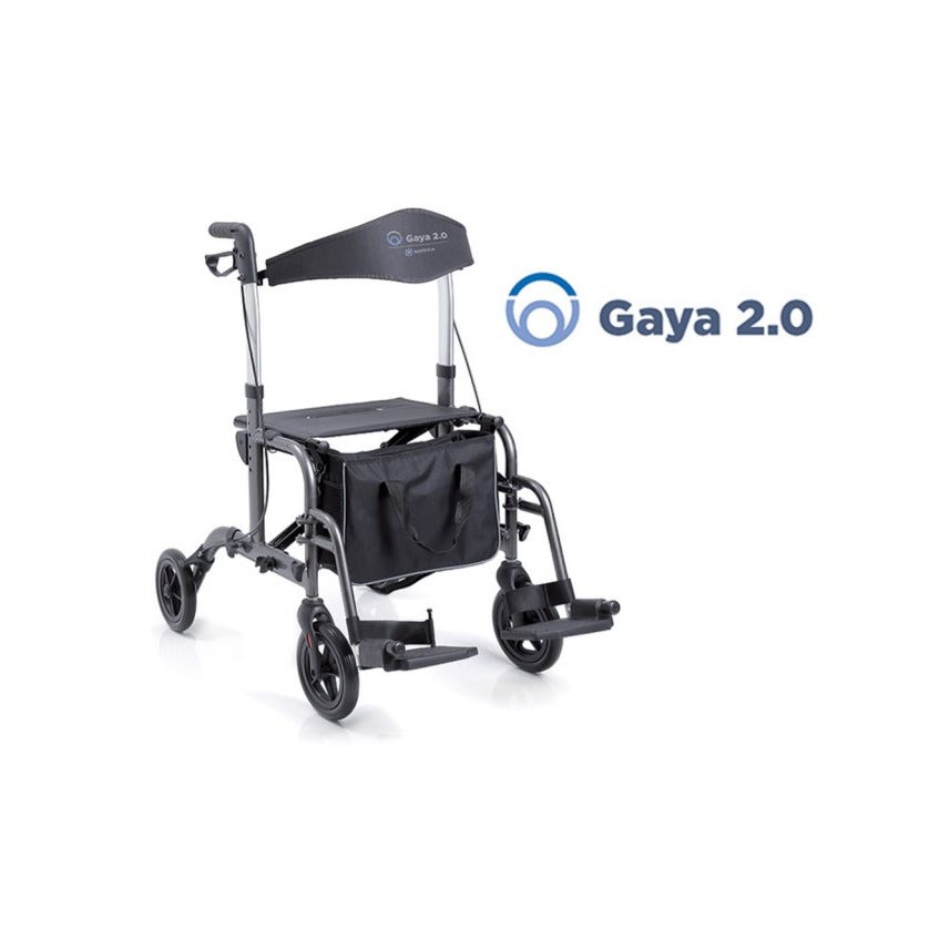 Moretti Gaya 2.0 Rollator Pieghevole In Alluminio Verniciato-3