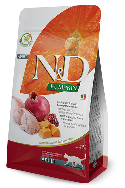 Farmina N&D Pumpkin Quaglia E Zucca Gatti Adulti Sacco 300g-3