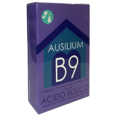 Ausilium B9 Vet Mangime Complementare Acido Folico Cani/Gatti 100g-1