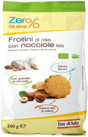Fior Di Loto Zer% Frollini Di Riso Con Nocciole 200g-2