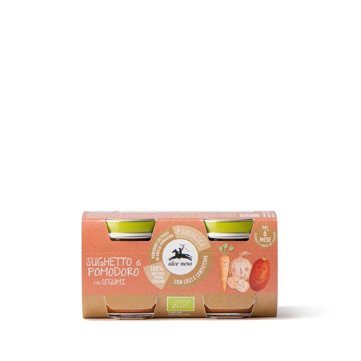 Baby Food Bio Sugo Pomodoro Legumi 6M+ 2x80g  - 3