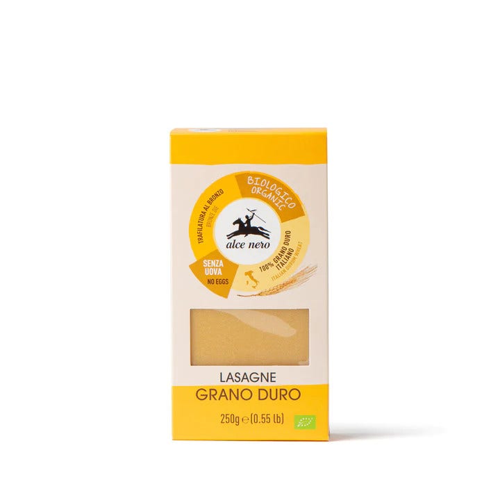 Alce Nero Lasagne Di Semola Bio 250g-1