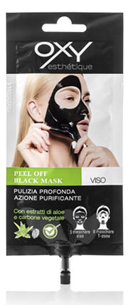 Oxy Peel Off Black Mask Pulizia Viso 20ml-2