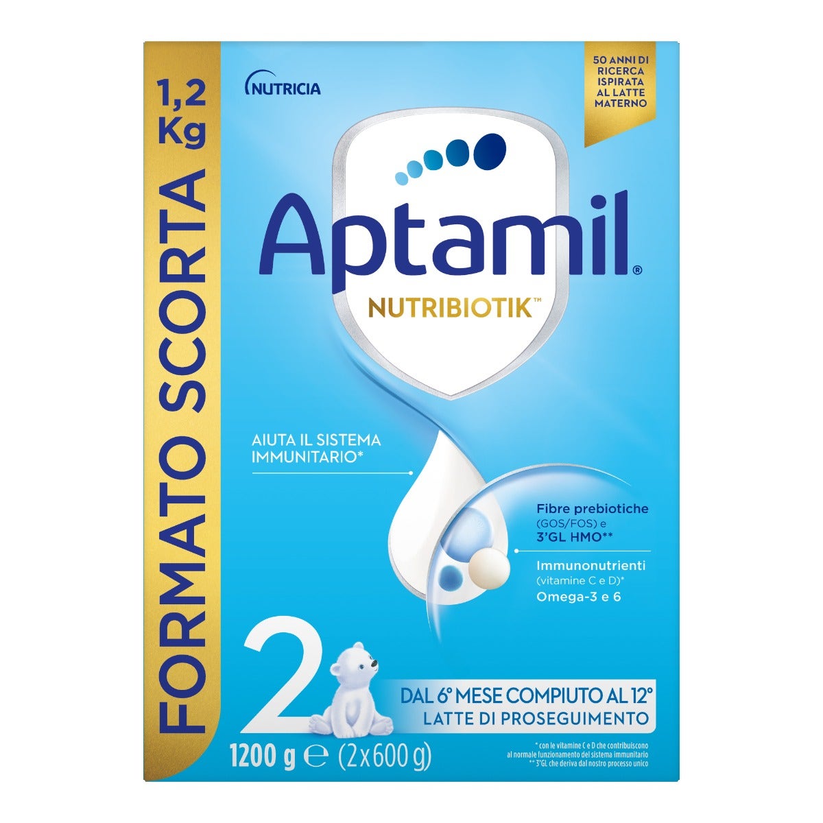 Aptamil 2 Latte Polvere 1200g-3