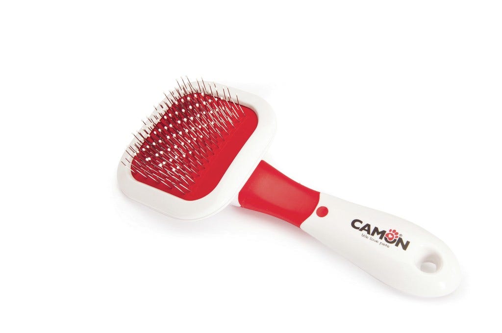 Camon Cardatore Testa Rotante Punte Arrotondate Per Cani/Gatti 10,4cmx6,2cm-5