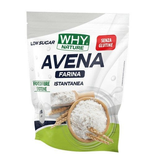 Whynature Avena Farina Istantanea Burro Di Arachidi E Caramello 1kg-1
