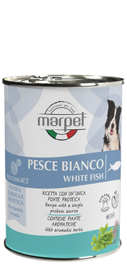 Marpet Aequilibriavet Dog Pesce Bianco Cibo Umido Per Cani Adulti Scatoletta 400g-3