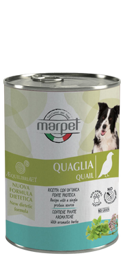 Marpet Aequilibriavet Dog Quaglia Cibo Umido Per Cani Adulti Scatoletta 400g-3