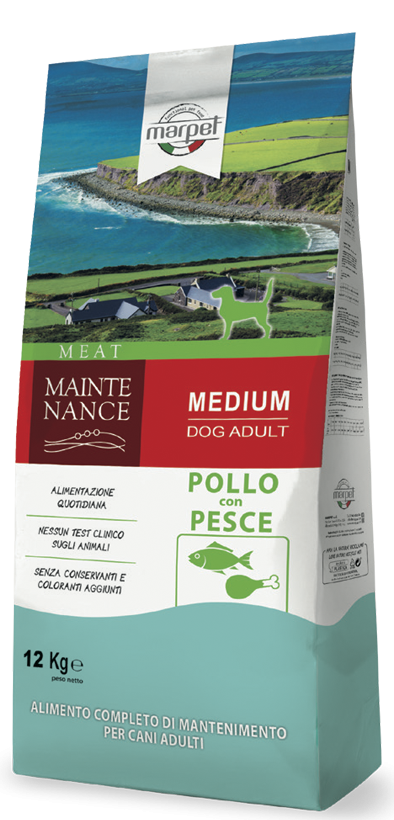 Marpet Maintenance Pollo/Pesce Cibo Secco Per Cani Adulti Taglia Medium Sacco 12 Kg-3