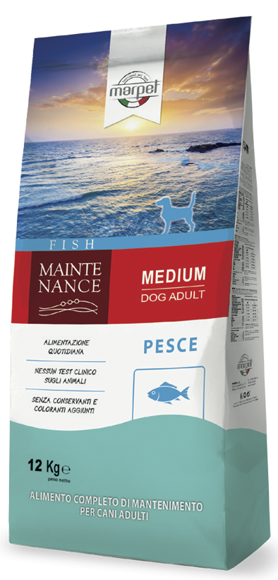 Marpet Maintenance Pesce Cibo Secco Per Cani Adulti Taglia Medium Sacco 12 Kg-4
