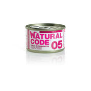 Natural Code 05 Pollo e Tacchino Gatti Adulti Lattina 85g-1