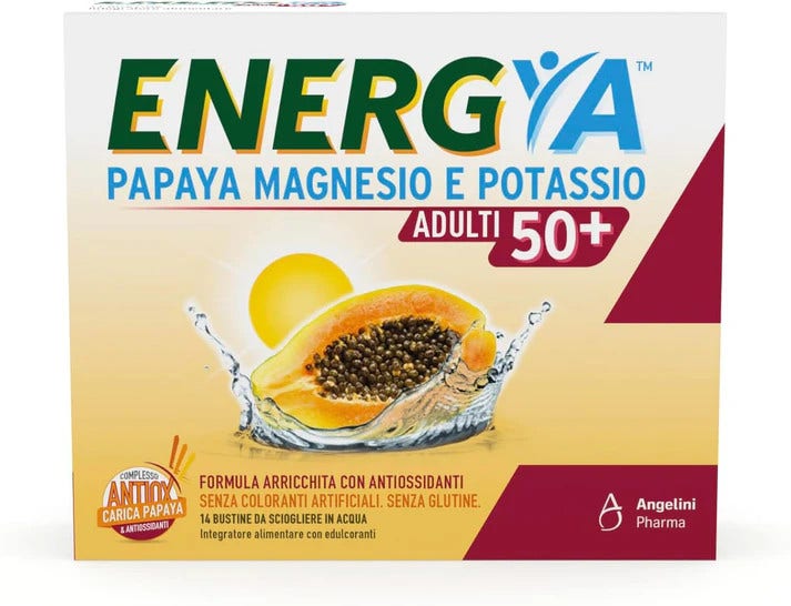 Energya Papaya Adulti 50+ Magnesio/Potassio 14 Bustine-3