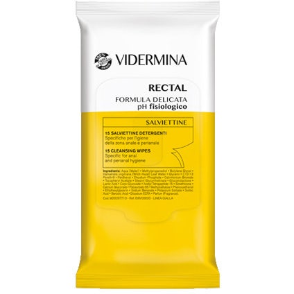 Vidermina Rectal Salviette 15 Pezzi  - 2
