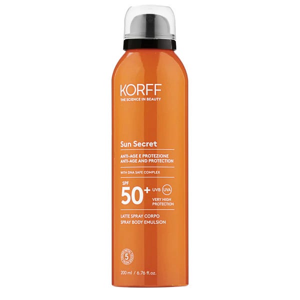 Korff Sun Secret Latte Spray Corpo SPF50+ 200ml-1